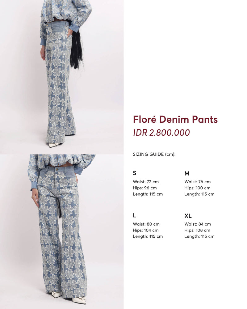 Floré Denim Pants