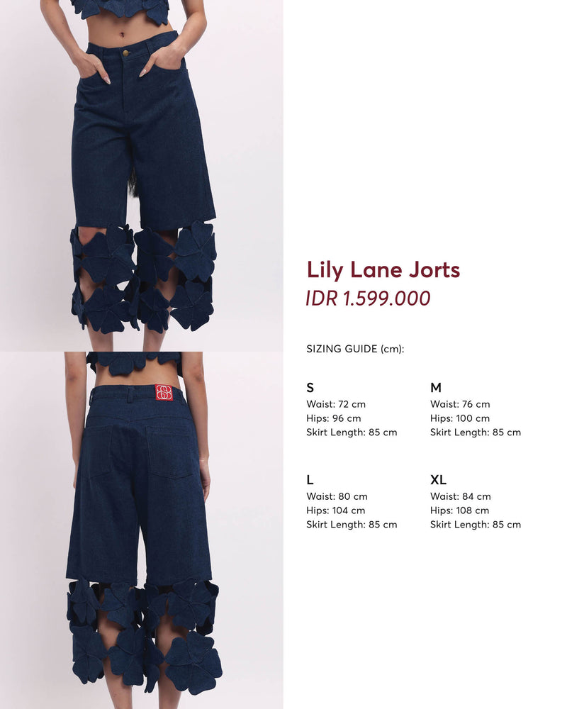 Lily Lane Jorts - Handmade Flowers
