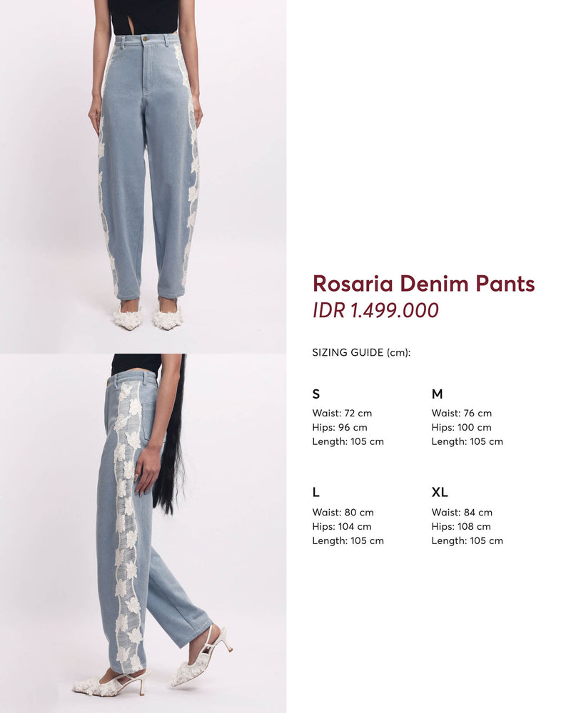 Rosaria Barrel Denim Pants