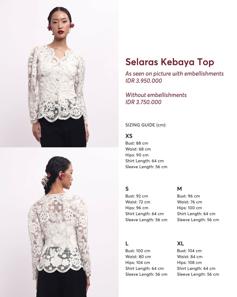 Selaras Kebaya Top