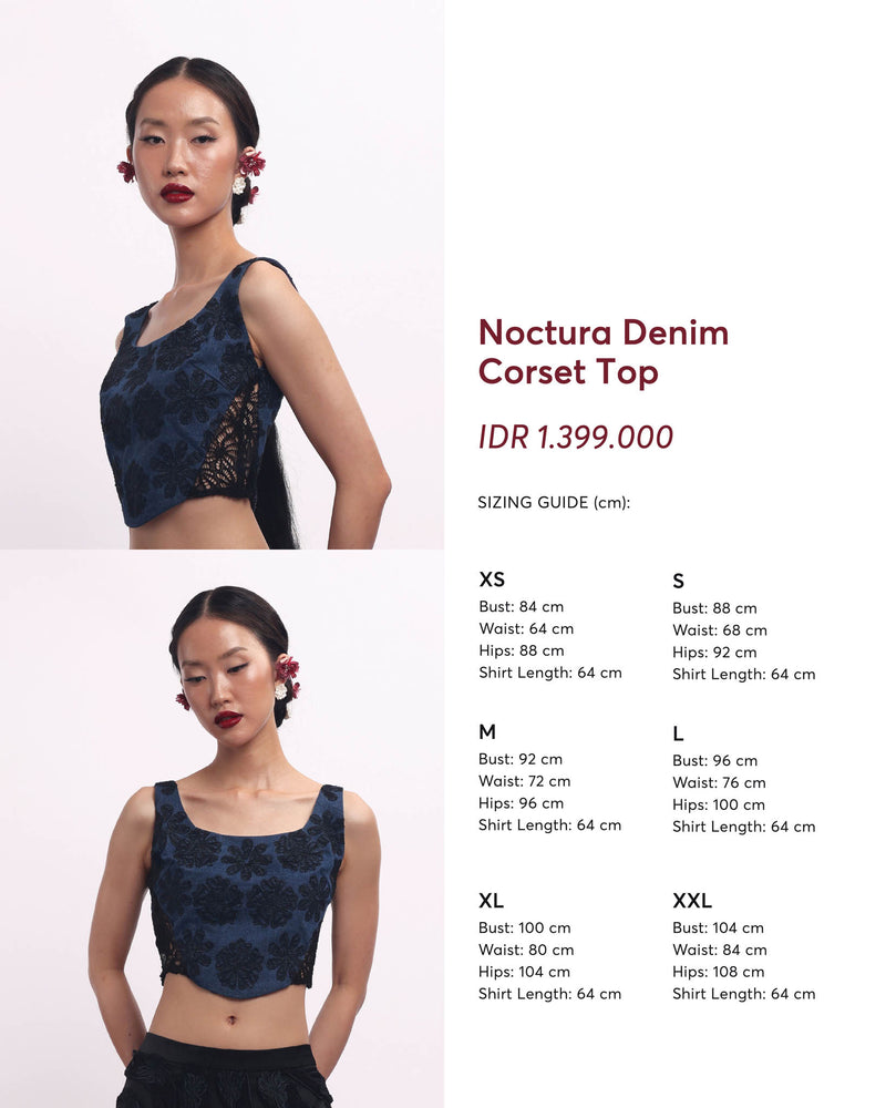 Noctura Denim Corset