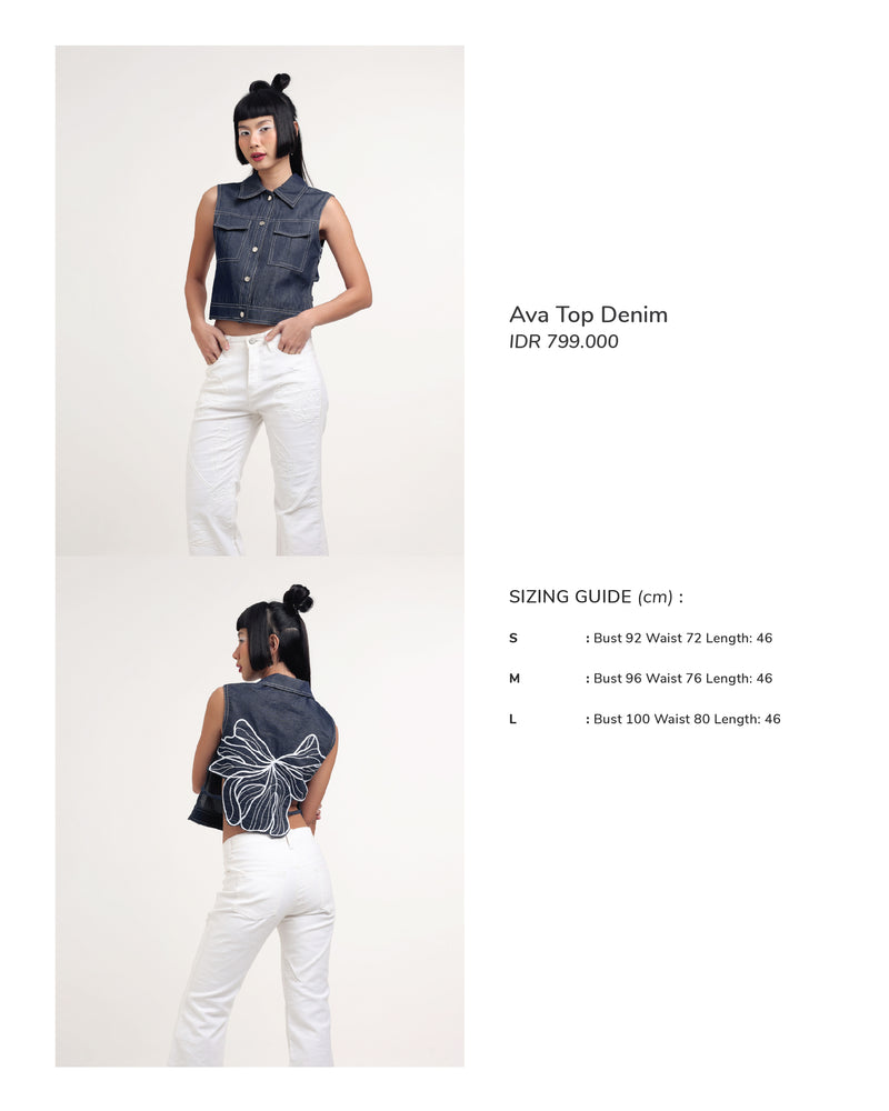 Ava Top Denim