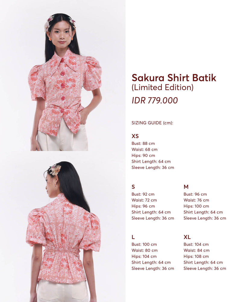 Sakura Batik Shirt (Limited Edition)