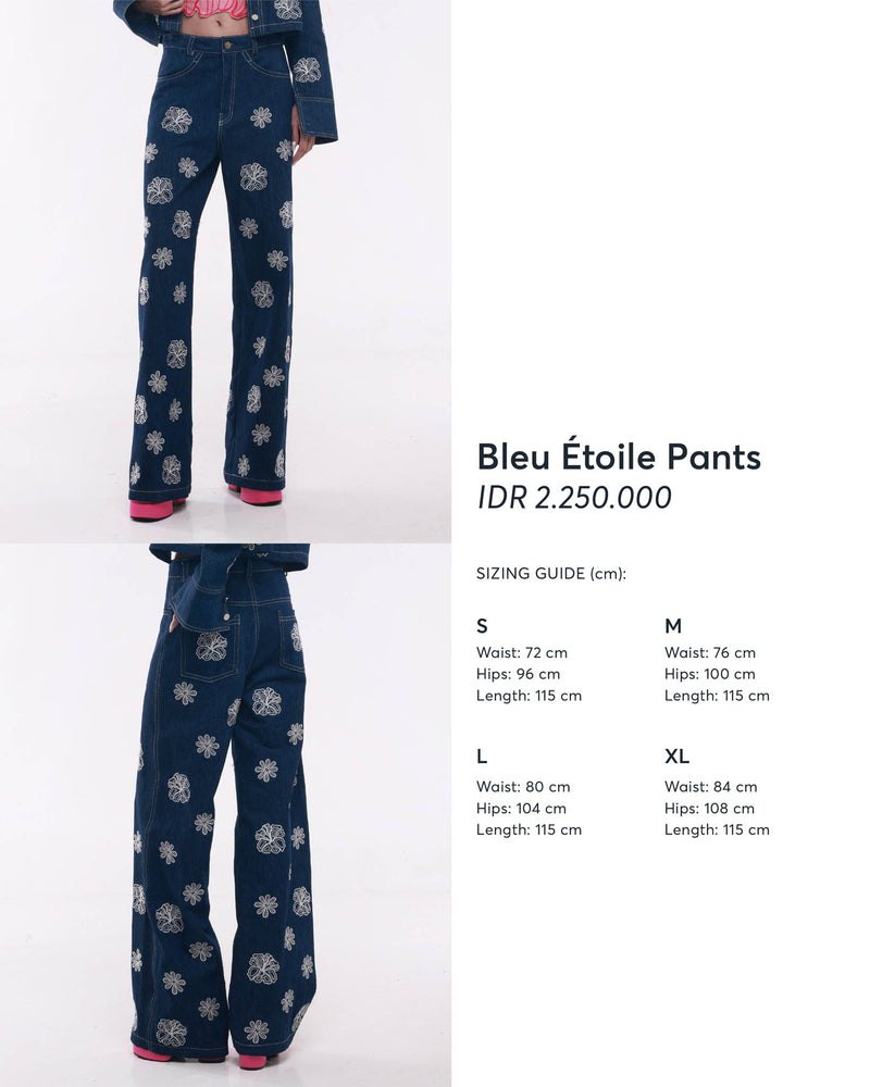Bleu Étoile Pants