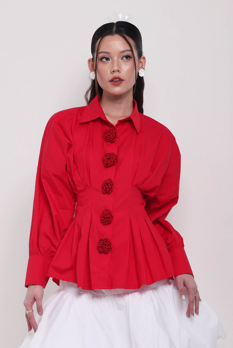 Kaia Shirt Red