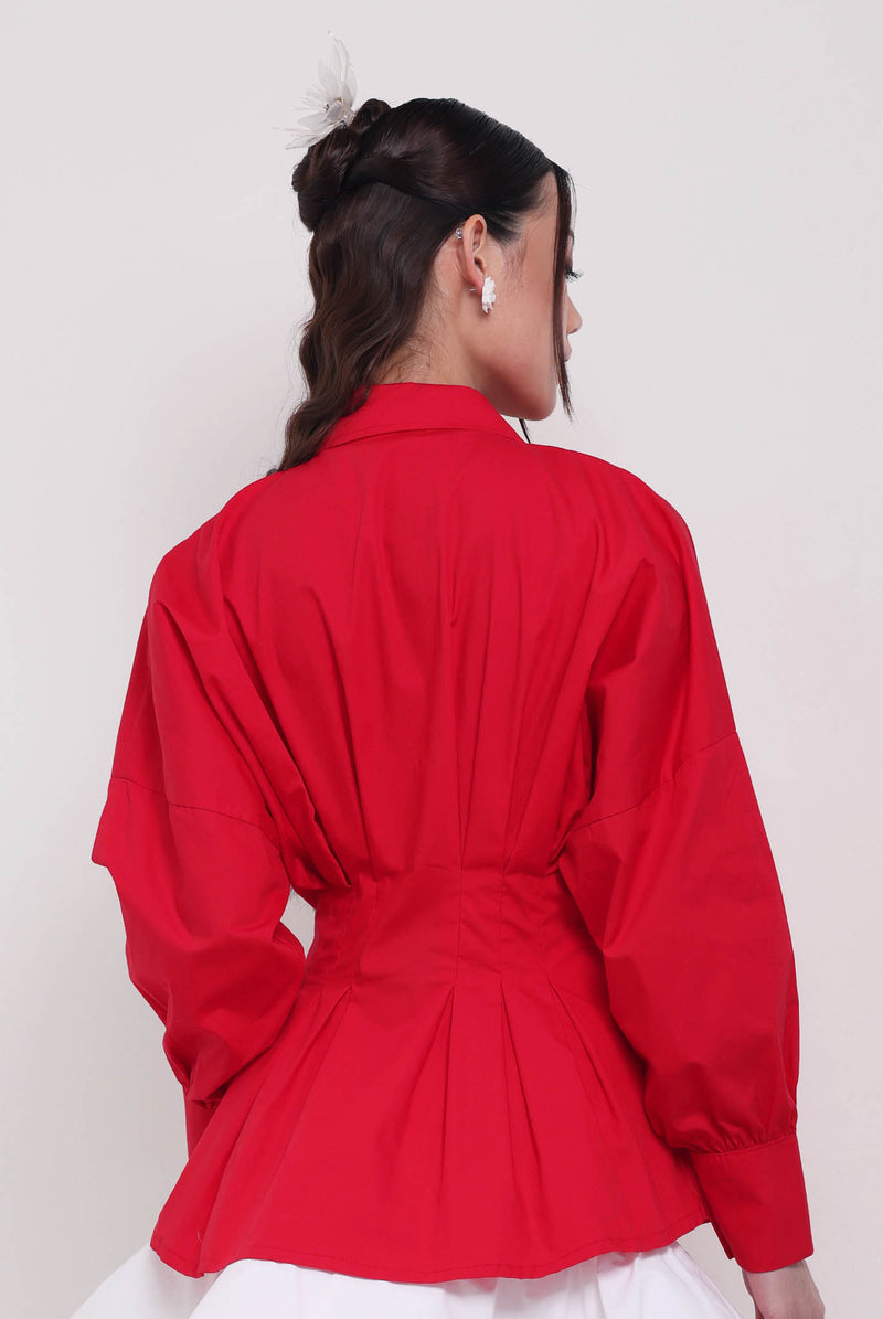 Kaia Shirt Red