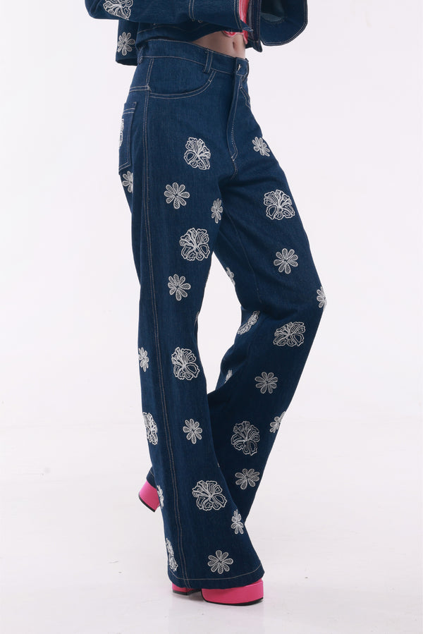 Bleu Étoile Pants