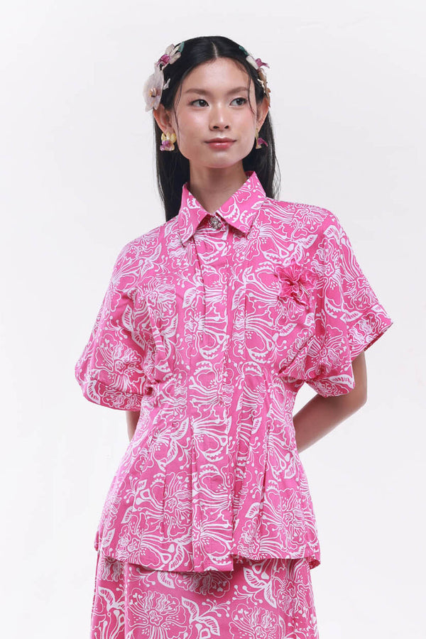 Rosé Batik Shirt