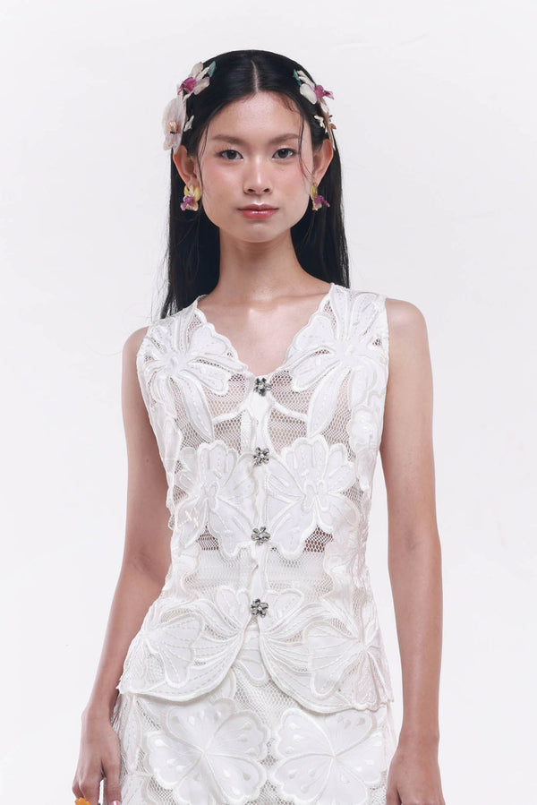 Fleur Cascade Top