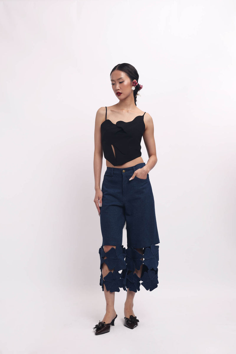 Rosavé Flower Petals Corset Top