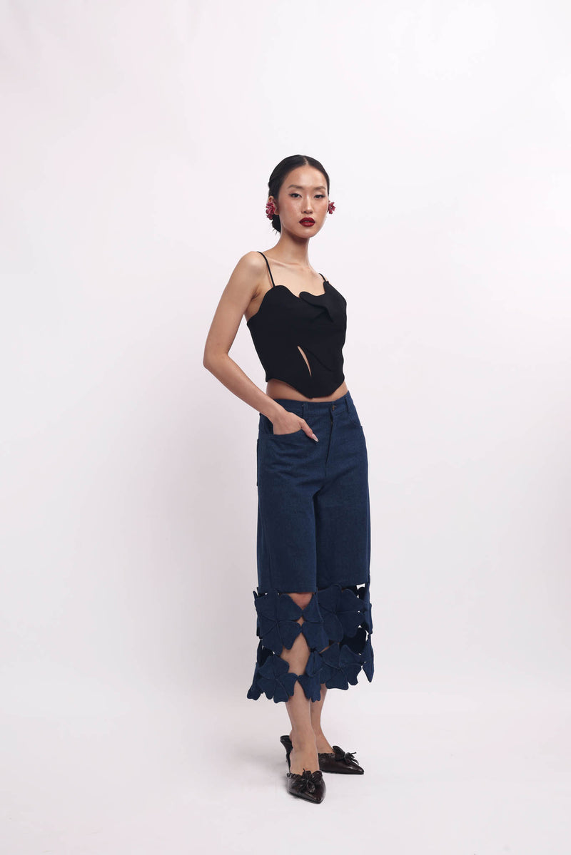 Rosavé Flower Petals Corset Top