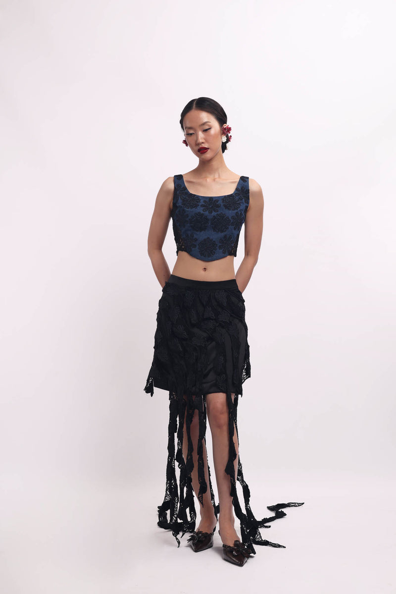 Noctura Denim Corset