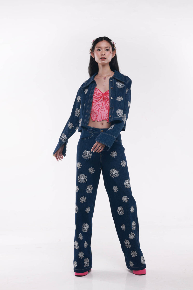 Bleu Étoile Pants