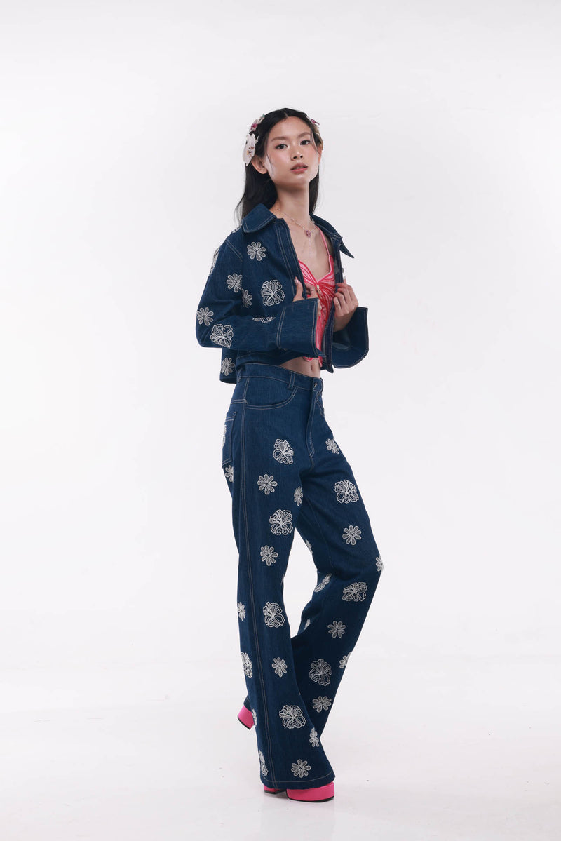 Bleu Étoile Pants