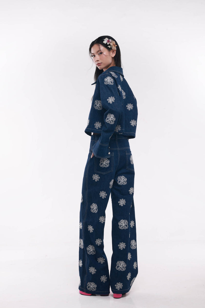 Bleu Étoile Pants