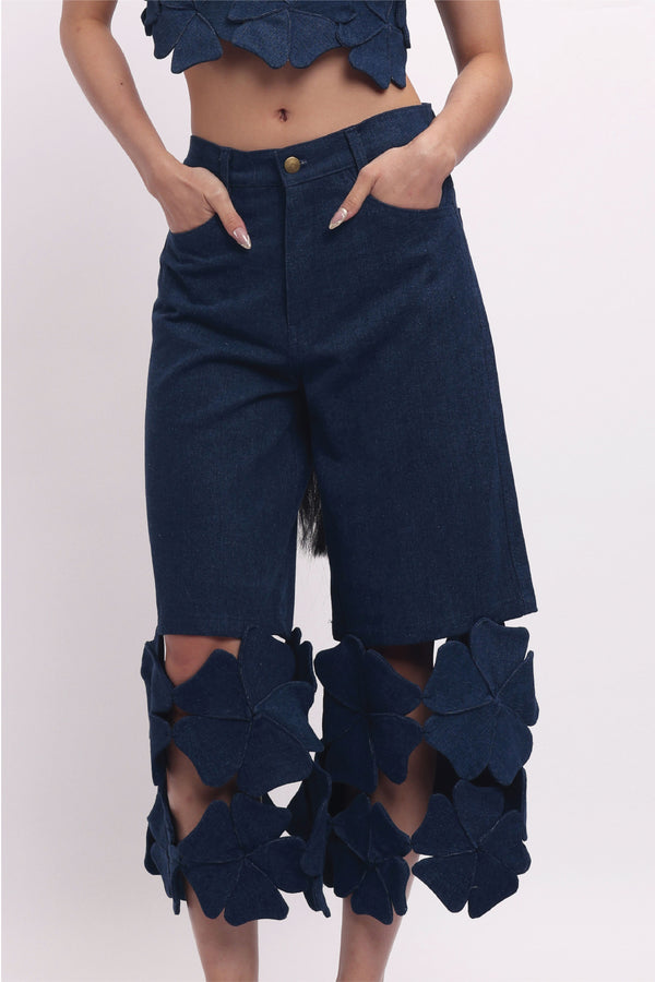 Lily Lane Jorts - Handmade Flowers