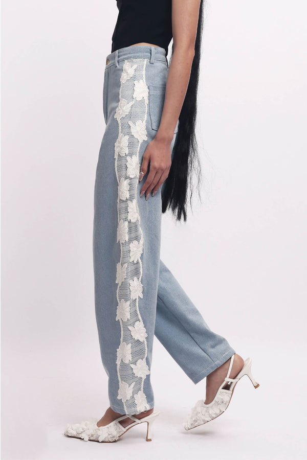 Rosaria Barrel Denim Pants