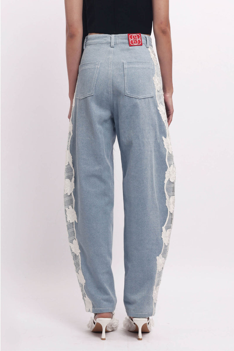 Rosaria Barrel Denim Pants