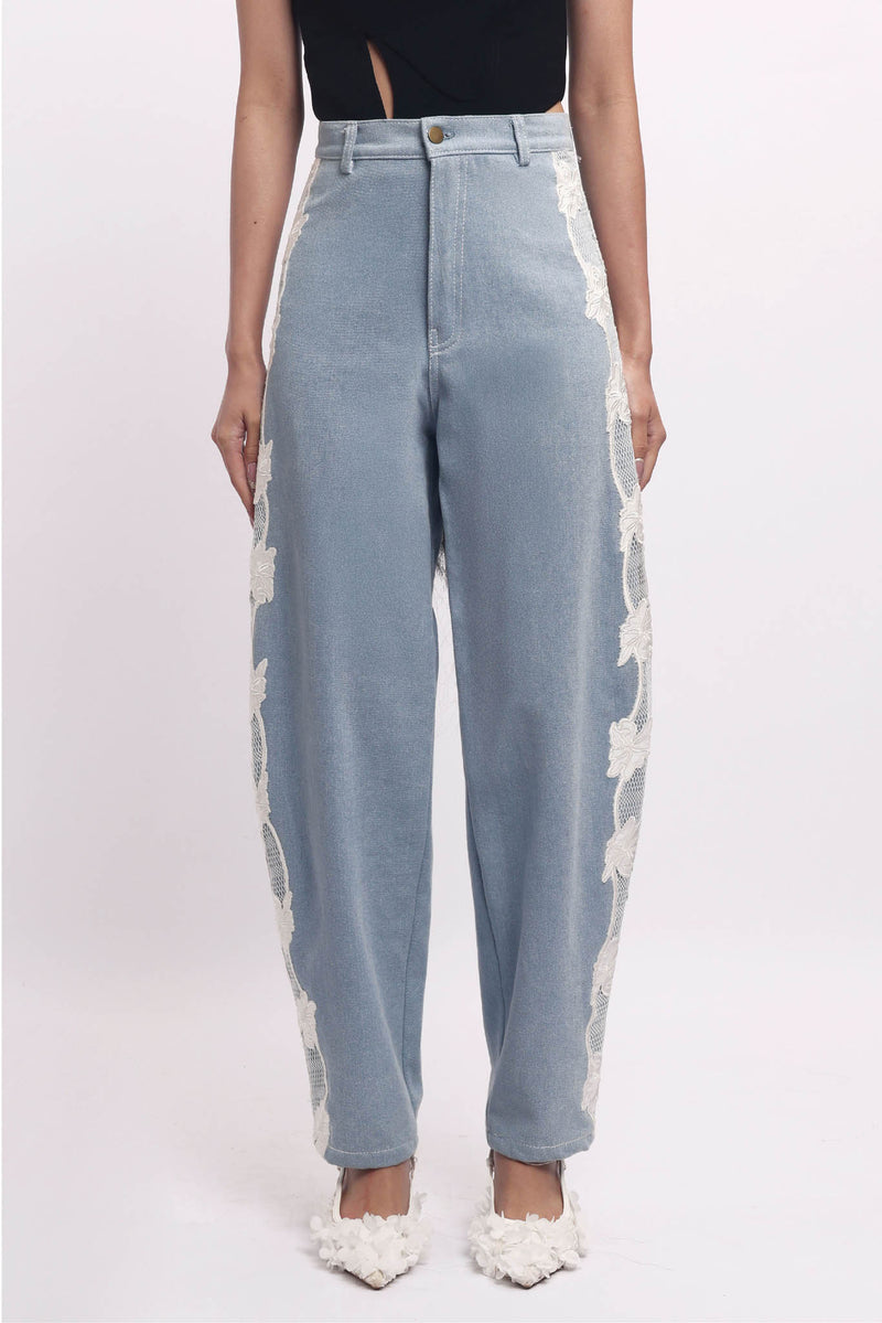 Rosaria Barrel Denim Pants