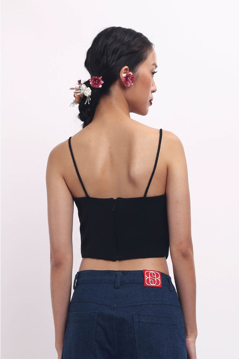 Rosavé Flower Petals Corset Top