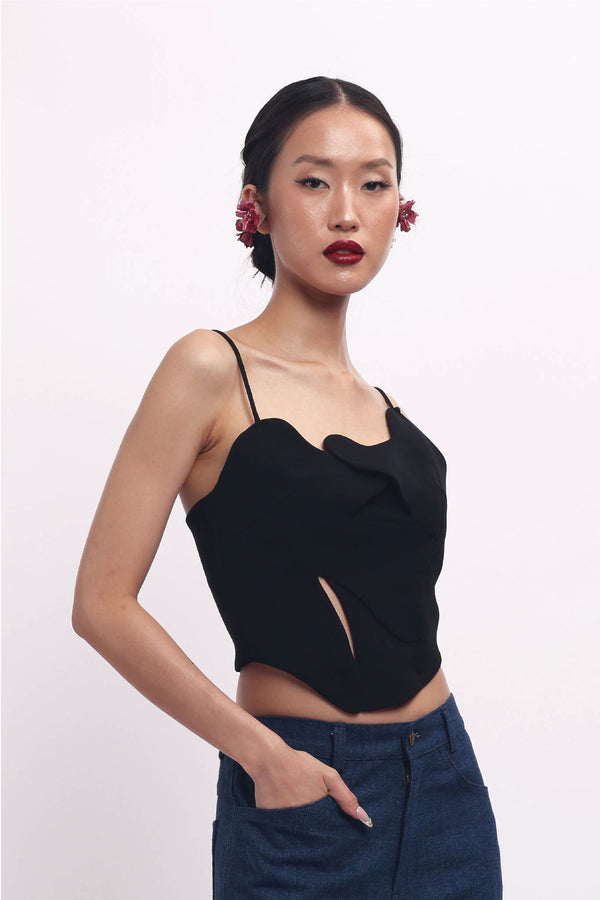 Rosavé Flower Petals Corset Top