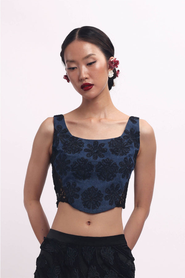 Noctura Denim Corset