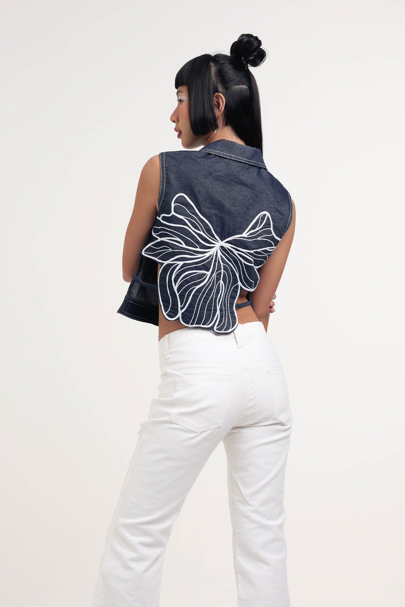 Ava Top Denim